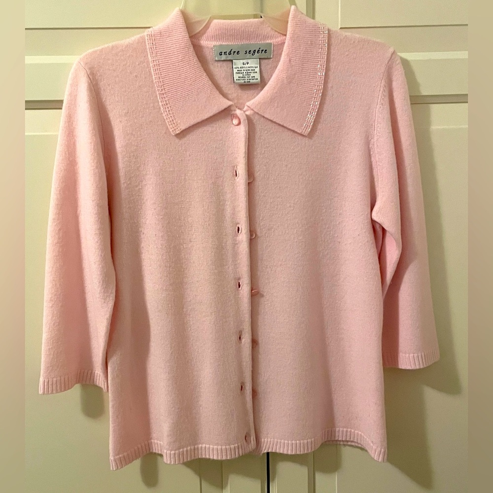 Vintage Collared Cardigan Sweater